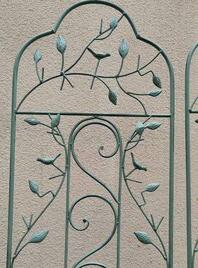 铁艺小鸟插片爬藤花WIH架攀爬架植外复古墅做旧欧式户别庭院花物