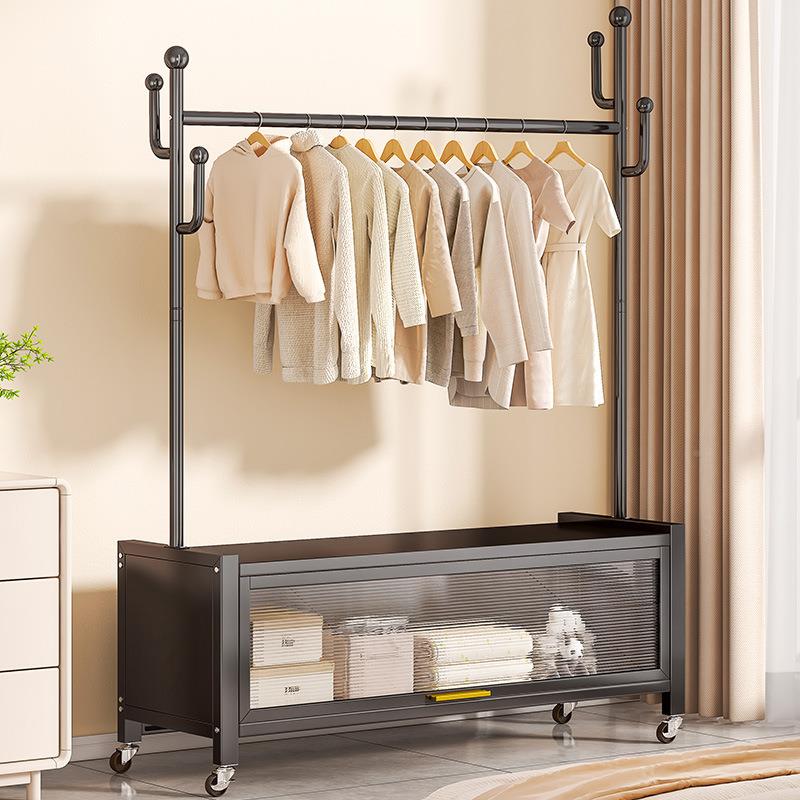 挂衣架地衣卧室PXI内家用简落易衣帽架轻奢可移动台客厅阳晒晾服