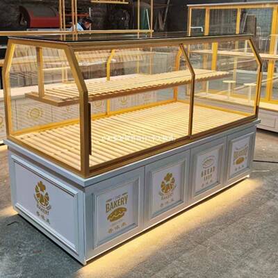 面包展示柜糕店烘培柜用边岛玻璃包蛋品YBP展柜面中岛柜商边柜木