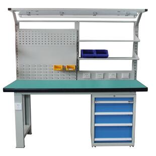 桌子防静电验维修台车间工装台配打包台电子检NJA桌重具型钳工工