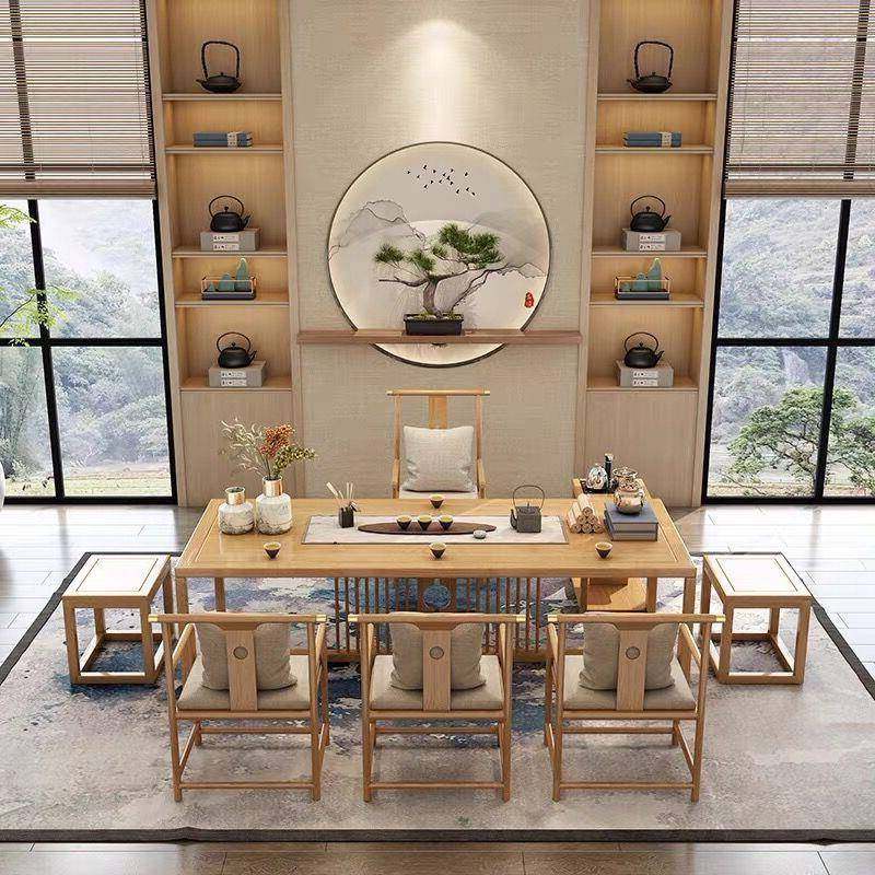 严选全实木风桌简约客厅待室会客茶台楼茶屏办接公室商BAQ务桌椅,鲜花速递/花卉仿真/绿植园艺,其它园艺用品,淘宝优惠券,粉丝福利购,淘宝优惠卷