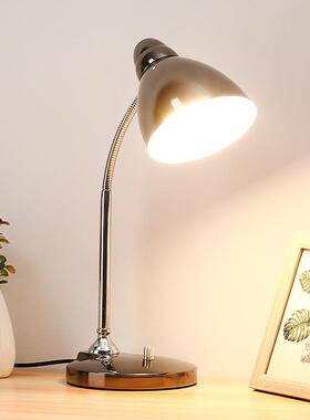 复古办公护眼台e灯金属高亮暖色27螺店口黄光酒77519作工灯复古风