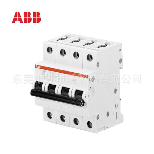 ABB小型空气开关微型断路器SH204D6 D10 D25 D32 D40 D63四极保护