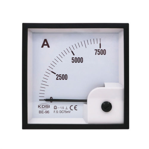 指针式直流电流表BE-96DC75mV7500A输入电压75mV电流显示7500A