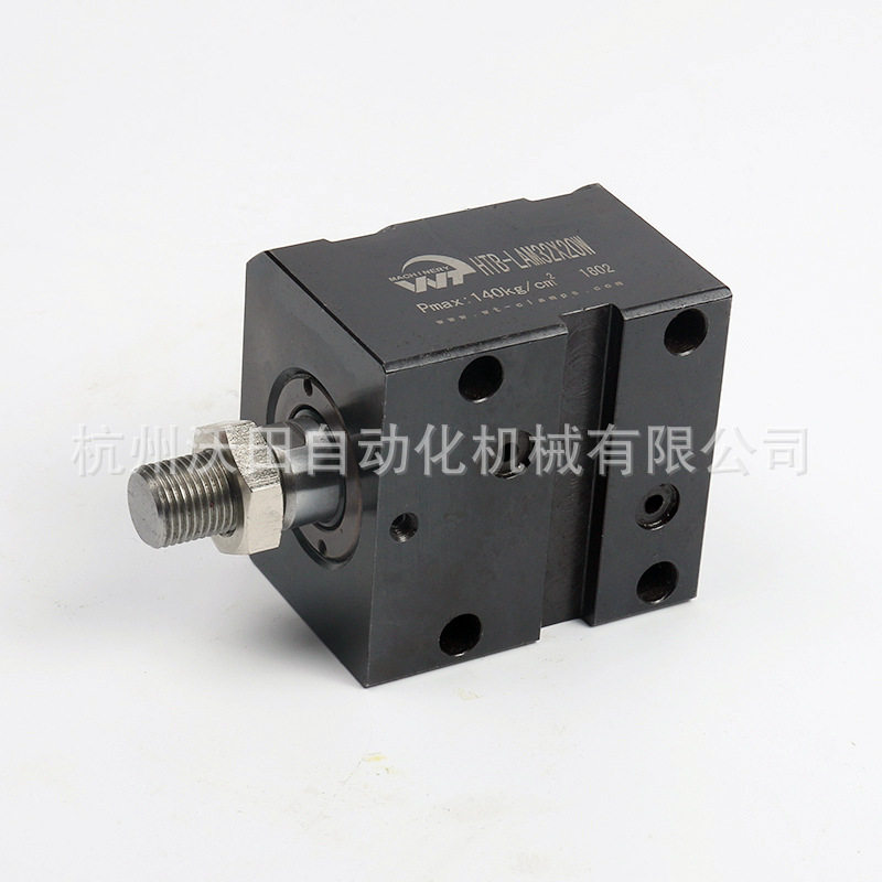 研发生产销售油压薄型微型油缸 油压侧向双轴油路板式薄型缸