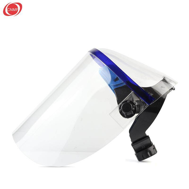 谋福002全封闭式有机玻房璃防飞焊溅透明头戴电面罩厨防护