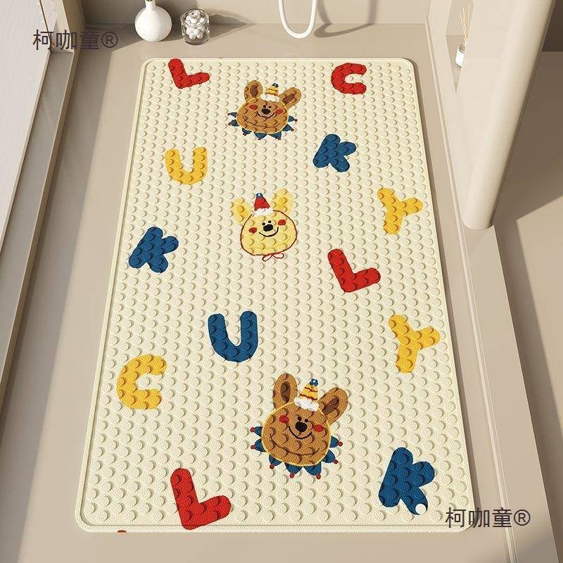 浴太防滑JJK垫卫生间厕所淋浴房防水室防踩摔地垫宝宝洗澡垫子脚