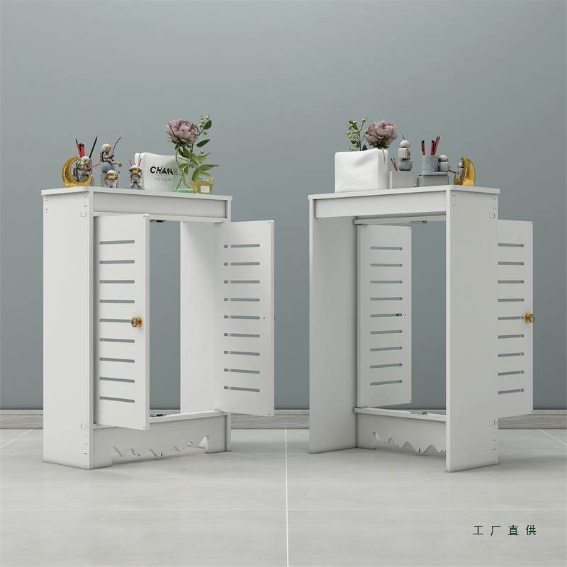 地暖分水985器遮挡装暖饰板防水遮挡罩气片柜遮丑管道挡置物架定