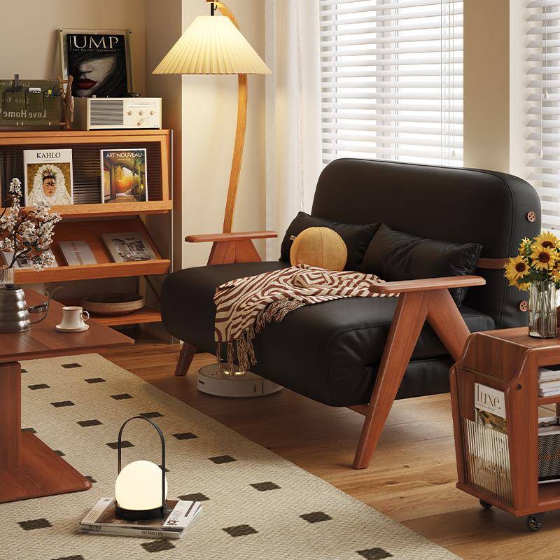 W7实沙木沙发床客厅小户型可叠人发两单用折多功能可SFC-02伸缩双