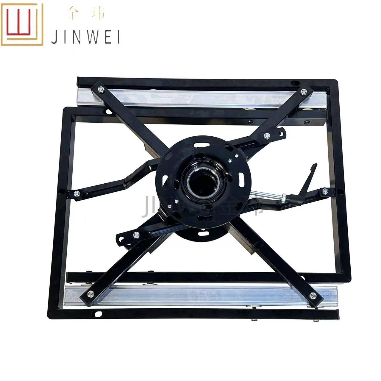 金方桌可变圆桌.2-1.35米轮铝JW-YZ/BA合金螺杆锁功1能五金款玮架