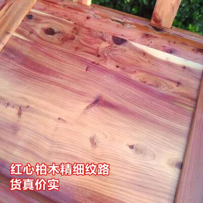 香红柏柏木靠背椅木椅子实木椅椅子老红心刺柏式农村木椅小子浴松