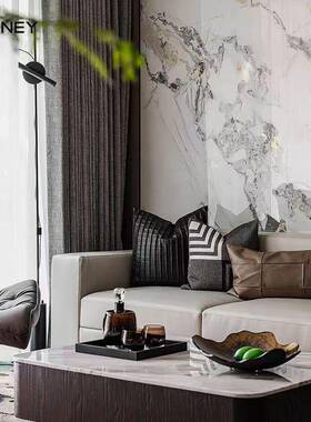 板房样抱枕轻奢简约样现方代软TRA装沙发客厅靠垫枕板间酒店抱枕