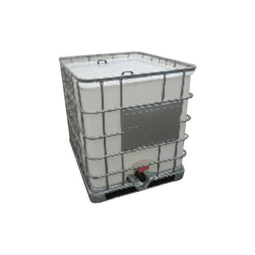 IBC吨桶ZKH/震坤行1000L-W-M1.2×1×1.15m白色灌装口敞口密封盖