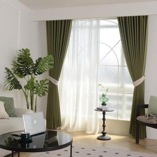 全遮光金绒雪尼褶尔帘客窗厅卧室韩打孔丝现代简欧BLY海宁许村窗