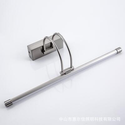 不锈钢LED镜前灯可转37207动卫生镜间室卧浴室化妆灯防潮画柜灯镜