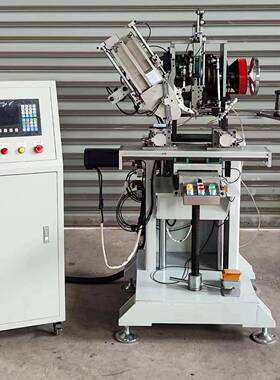 三轴速植毛钻孔一体机刷小型高文玩毛EKP机种毛头梳植毛扁线机