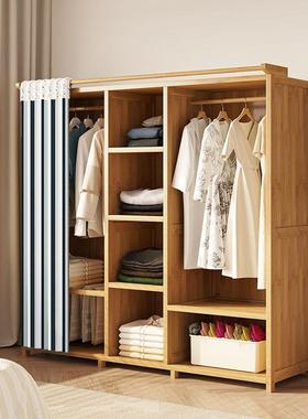 工开放式经济易型加厚衣柜简实惠结实耐用直CRJ出租房用大容量厂