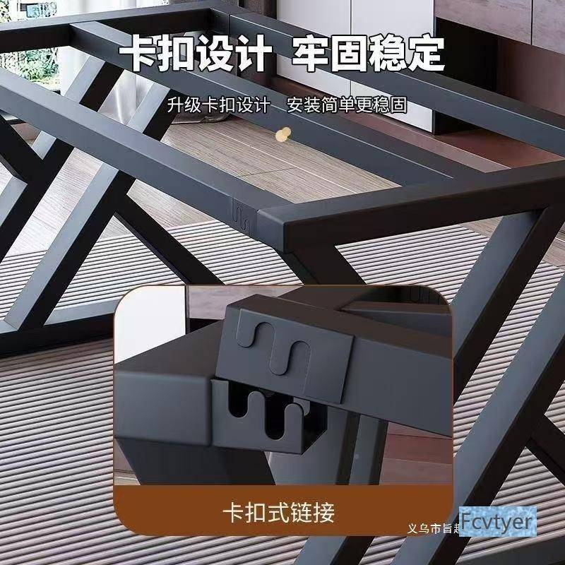 奇点书餐桌支腿玻璃几架桌子高档桌面岩FSO板桌办公桌茶电脑铁艺