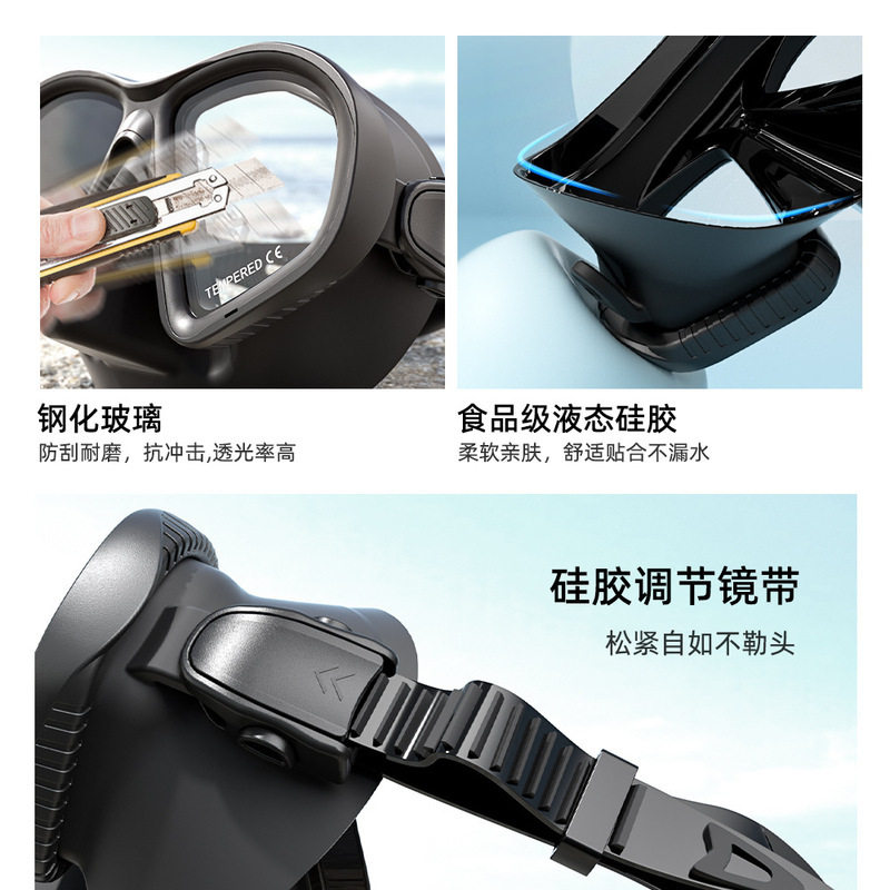可配近视自由潜面镜GOPRO支架