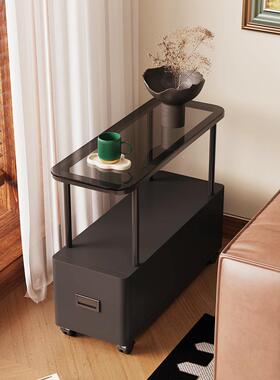 超窄边几小茶储几轻奢夹柜缝收纳子小户型纳可移动桌YMZ子床头收