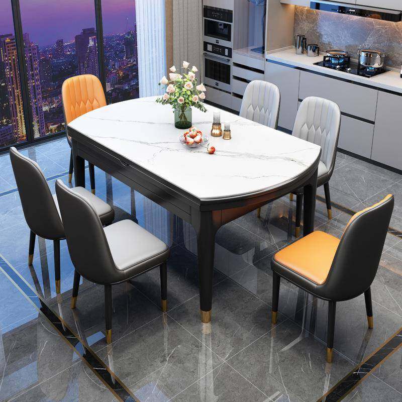 岩板餐桌椅组QNI合家用现代可约大小简户型轻奢实伸缩木折叠变圆,鲜花速递/花卉仿真/绿植园艺,其它园艺用品,淘宝优惠券,粉丝福利购,淘宝优惠卷