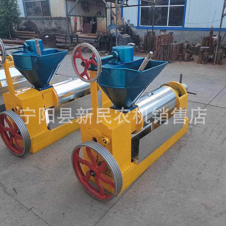 130型号榨油机商用大型压榨油设备花生大豆玉米菜籽冷热两用