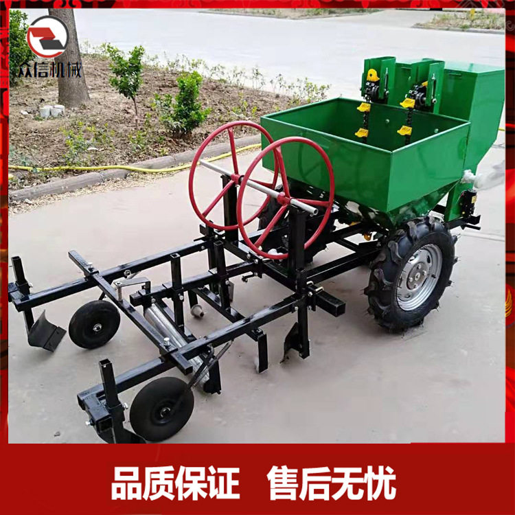四轮拖拉机土豆播种机单垄双垄