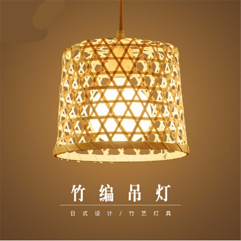 邯郸魏县曲周县工程景区新中式火锅店竹艺灯日式灯笼餐厅竹吊灯