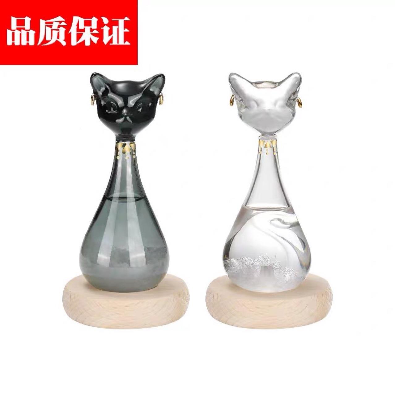 博馆物天气瓶预报风暴瓶件文创小图夜灯来6Dmk3KEN制摆作