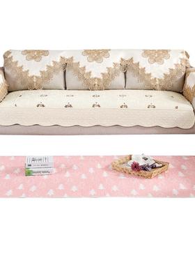 谋551欧式蕾缕空沙发巾绣花靠背巾沙丝发垫沙发套QLO1罩扶手生巾