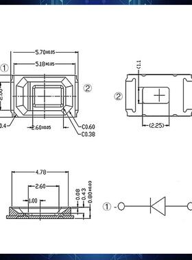 730水鱼缸水族箱灯具LED照明5730灯草珠rg全彩55730RFHYGB红绿蓝b