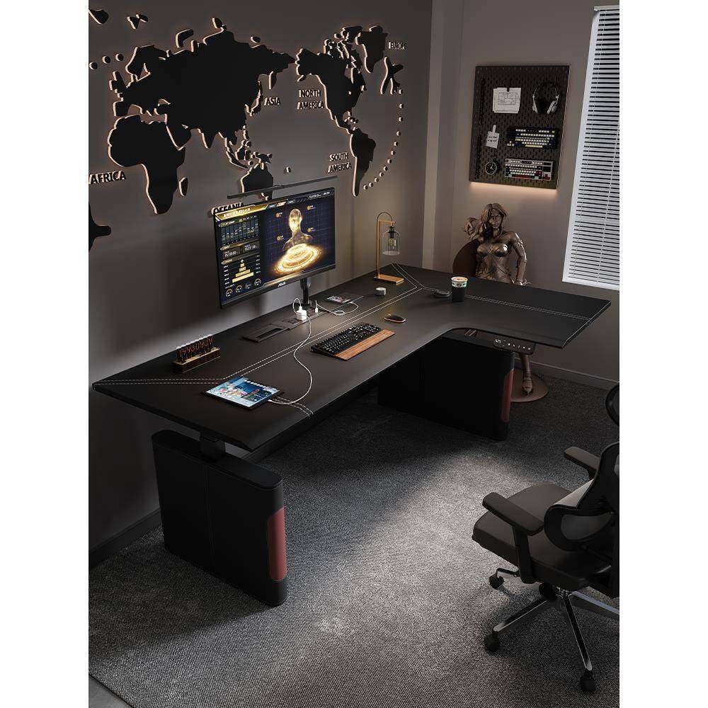 转角电动升降桌型拐角电竞工作书桌HWG家用电脑桌习办台公学桌L实,鲜花速递/花卉仿真/绿植园艺,其它园艺用品,淘宝优惠券,粉丝福利购,淘宝优惠卷