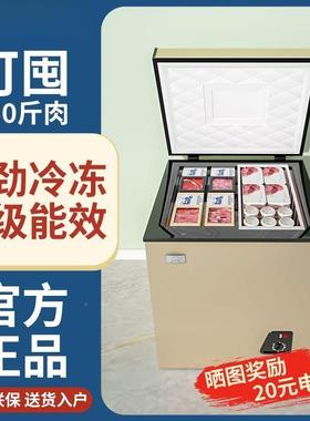 冰冷柜小型大容量商冰柜用卧式用双冻温两冷迷你电冰NRO箱冷藏