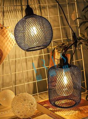 下SCU网球罩灯S64透明泡挂暖光庭院楼客厅装道饰灯