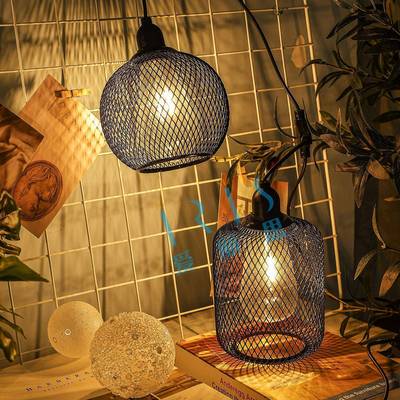 下SCU网球罩灯S64透明泡挂暖光庭院楼客厅装道饰灯