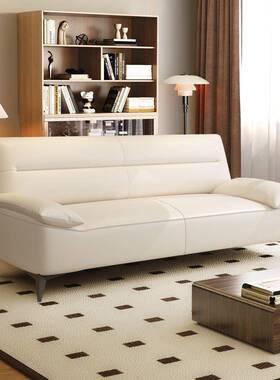 猫抓皮发沙床一体两用室简约现代小户叠型客厅出租房办LHP公可折