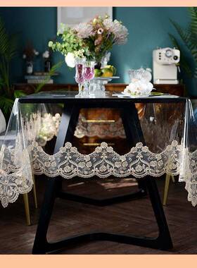 ?PVC桌布TMT防水防油透明桌垫洗茶布水晶丝板软玻璃盖布几蕾免餐