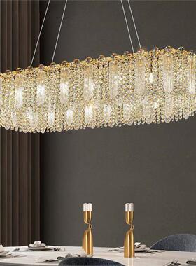 客厅吊灯奢LBD后现代浪漫琉璃水晶艺术卧室餐厅2灯2轻0设3年计师
