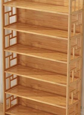 收书架置物架学落地童简易书柜子桌上儿生家用书桌BSC面纳架实木