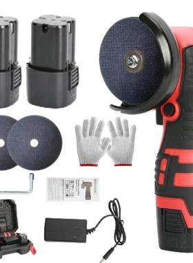 德国2026新款16.8V刷有USJ充电机式迷你角磨机蓝色带塑盒锂电角磨