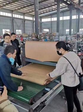 板聚氨酯胶热胶涂胶机气动CMH放卷装气饰板木纹纸缸大型平贴机