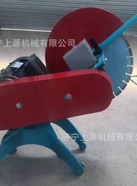 水管切割机泥QOV预制管电线杆备切割机小型机械设电动卡箍桩式切