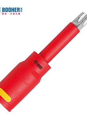 Booher宝合12大飞DE绝QTJV缘花型旋0具套筒梅花/内六花批头T2T25T