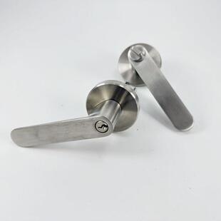 室内锁门锁用不锈钢执手锁通跨境三ZQH杆式执手锁卫生间防火型门