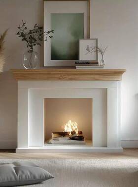 款壁欧炉柜玄法式壁炉装饰柜关复新古雕花OYF式民宿别墅客厅壁炉