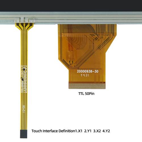 8群创寸TTL50P晶800*80AT0804TN64液屏20AT080TN6000938-30电阻触