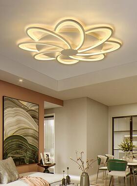 客厅灯主卧室简约现代大气204KXZ新款创2意灯大花厅天大led吸顶灯