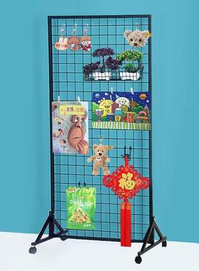 铁网格网架照片墙OIT装架幼艺儿园作品饰收纳美术展览架展示架