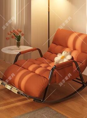 摇椅大椅阳台家用人休闲椅子单人躺懒VGJ人发摇摇椅躺椅成人可睡