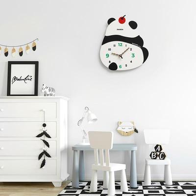 W客OZOOM屋准熊猫挂钟厅204款新简约钟表创意MTH时2尚家用挂墙时